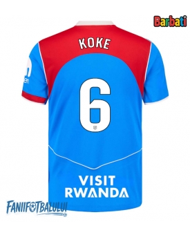 Atletico Madrid Koke #6 Tricou Fotbal Replică 2025-26 Barbati Treilea